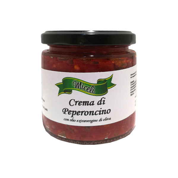 Crema di Peperoncino (piccante) in Olio Extravergine di Oliva 200g