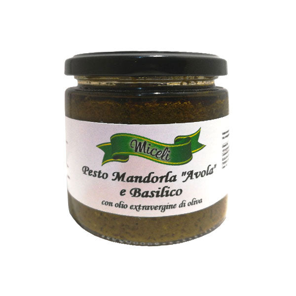 Pesto di Mandorle Avola e Basilico 200g